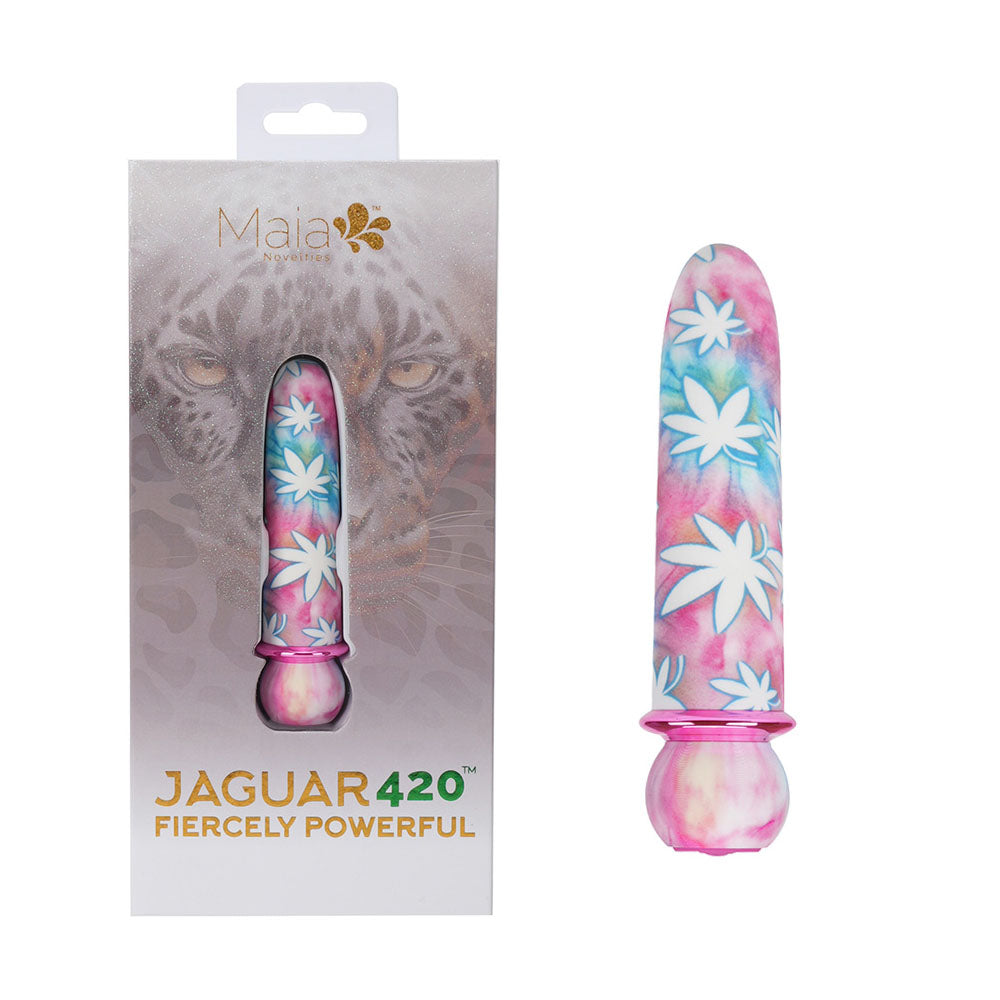 Maia Jaguar 420 Tie Die 420 Tie Die 10.1 Cm Usb Rechargeable Bullet