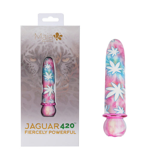 Maia Jaguar 420 Tie Die 420 Tie Die 10.1 Cm Usb Rechargeable Bullet