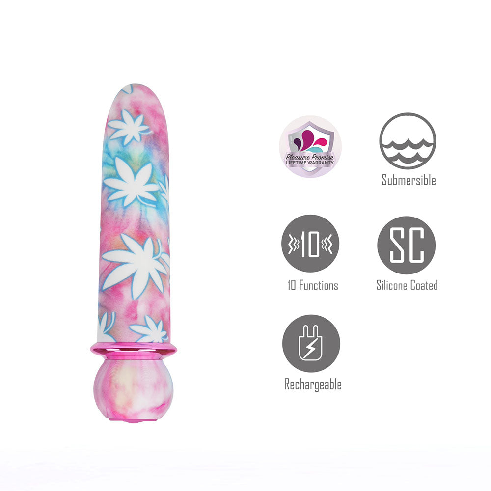 Maia Jaguar 420 Tie Die 420 Tie Die 10.1 Cm Usb Rechargeable Bullet