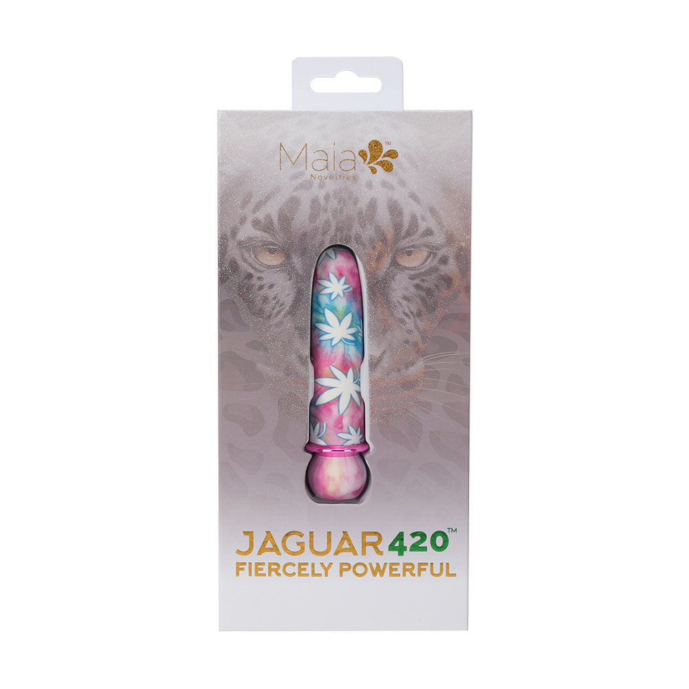 Maia Jaguar 420 Tie Die 420 Tie Die 10.1 Cm Usb Rechargeable Bullet