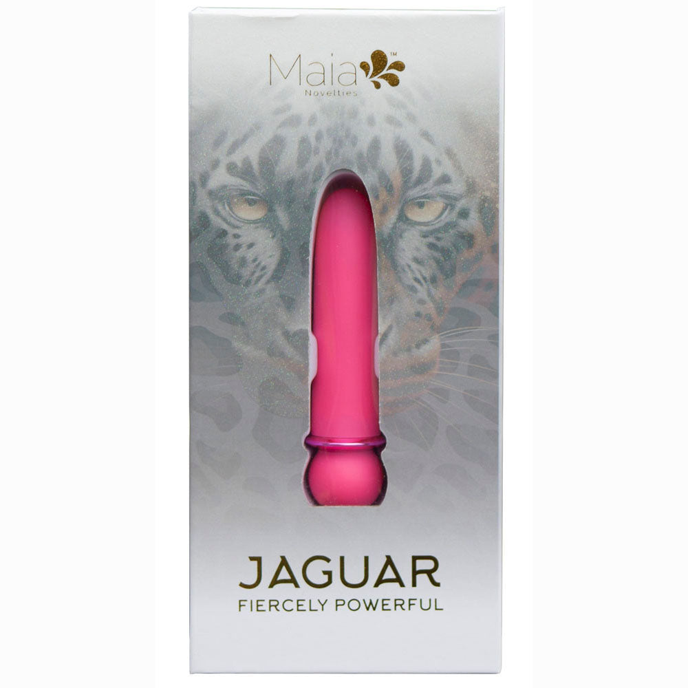 Maia Jaguar Pink Pink 10.1 Cm Usb Rechargeable Bullet