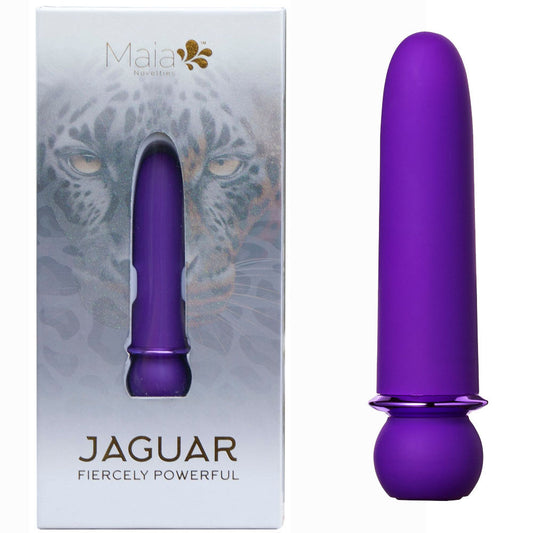 Maia Jaguar Purple Purple 10.1 Cm Usb Rechargeable Bullet