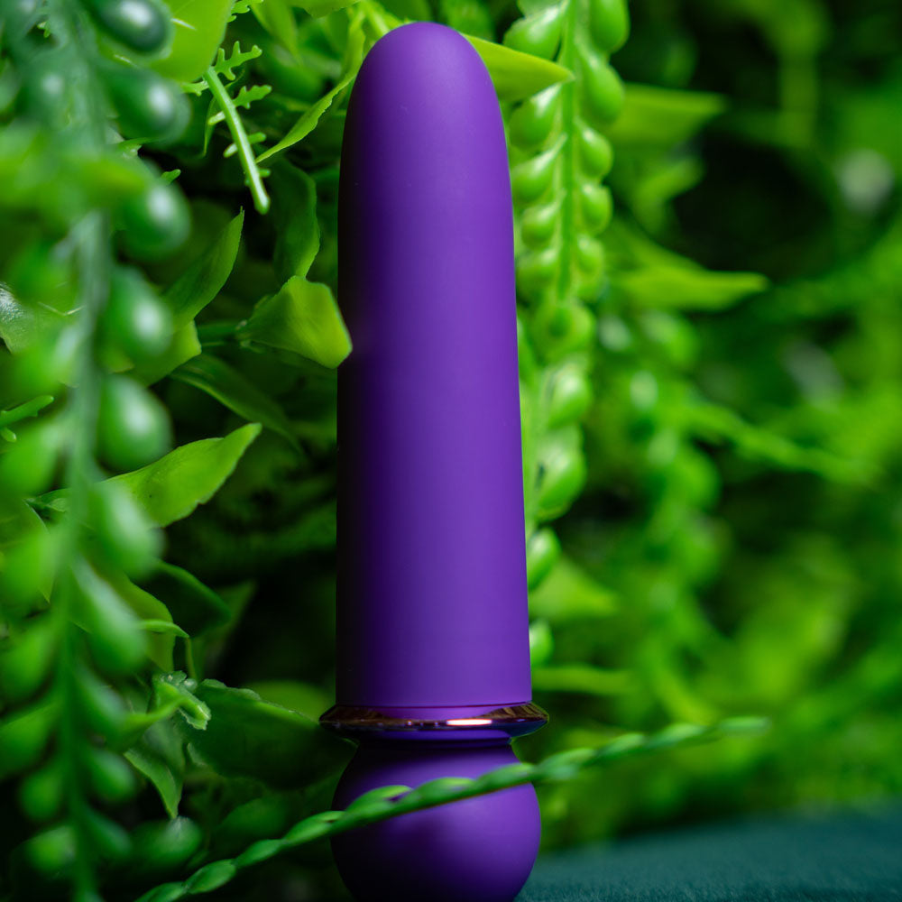 Maia Jaguar Purple Purple 10.1 Cm Usb Rechargeable Bullet