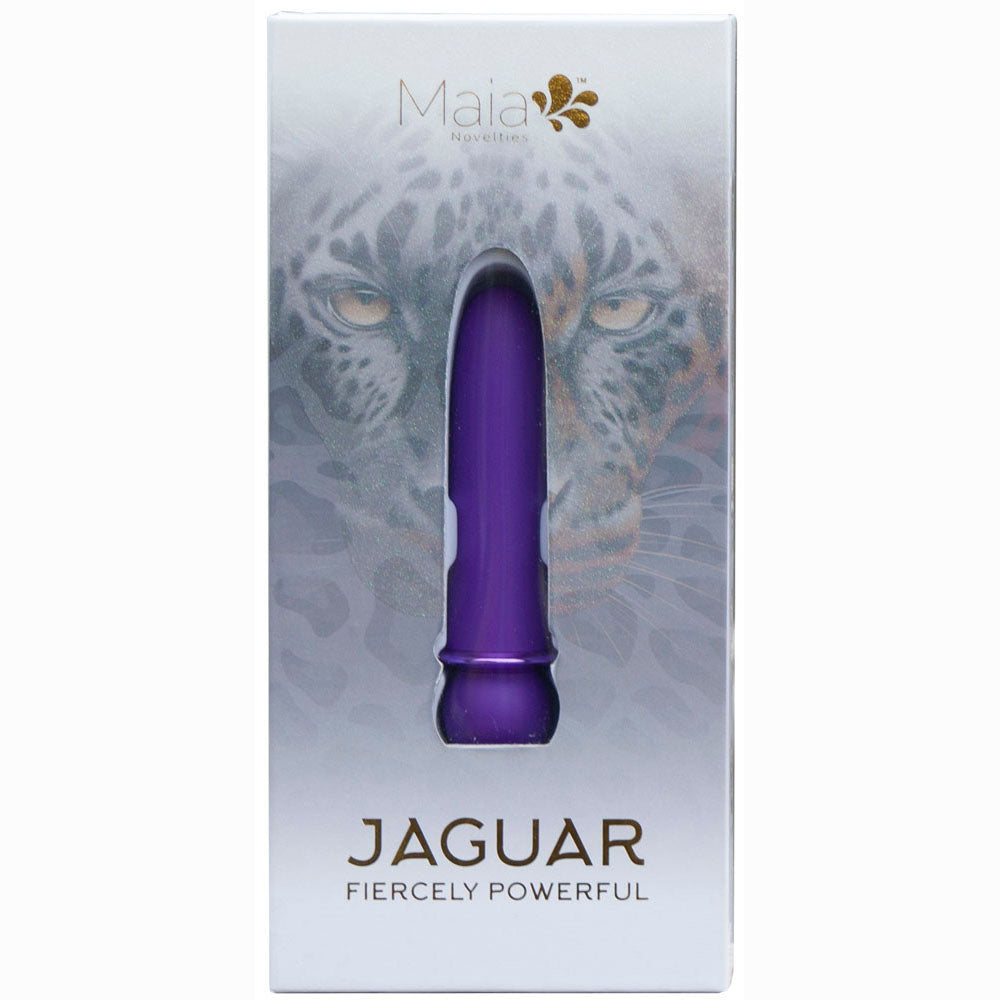 Maia Jaguar Purple Purple 10.1 Cm Usb Rechargeable Bullet