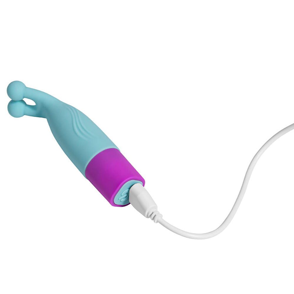 Maia Maci Light Blue 8.9 Cm Usb Rechargeable Bullet