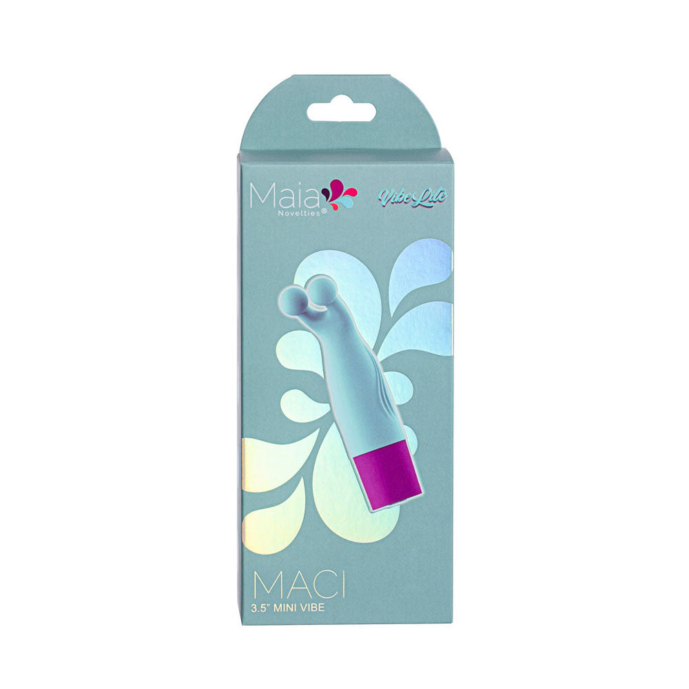 Maia Maci Light Blue 8.9 Cm Usb Rechargeable Bullet