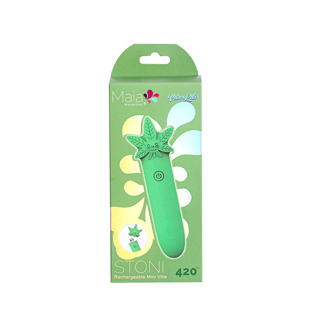 Maia Stoni 420 Green 11.1 Cm Usb Rechargeable Bullet