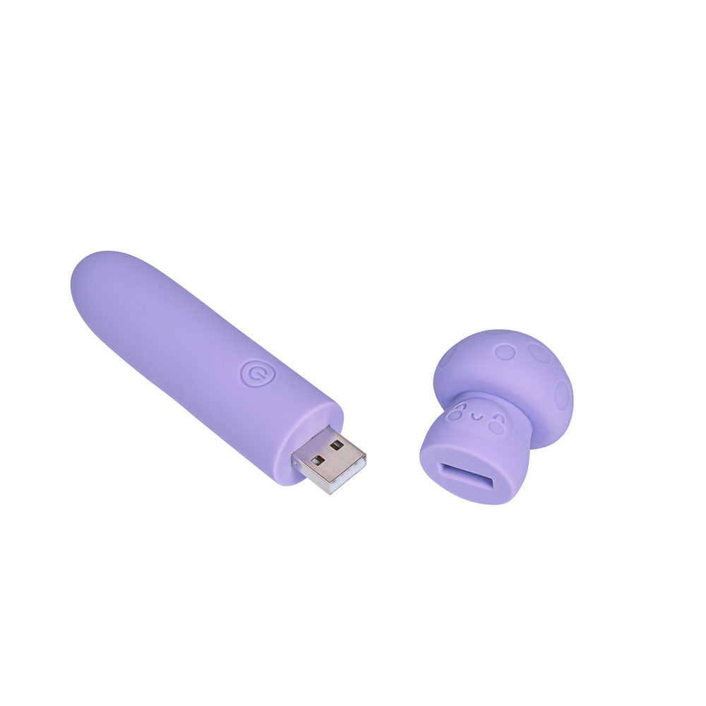 Maia Happi Purple 11.1 Cm Usb Rechargeable Bullet