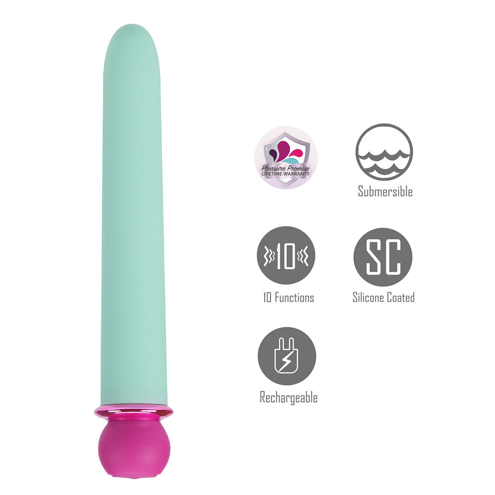 Maia Rori Teal Teal 15.2 Cm Usb Rechargeable Xl Bullet
