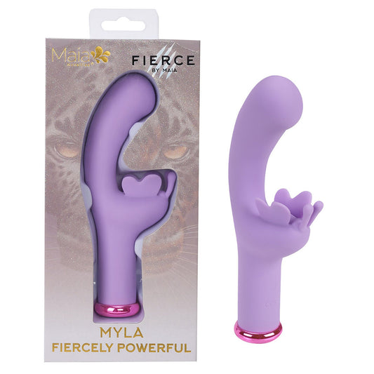 Maia Myla Lavender Lavender 15.9 Cm Usb Rechargeable Butterfly Vibrator