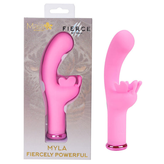 Maia Myla Pink Pink 15.9 Cm Usb Rechargeable Butterfly Vibrator