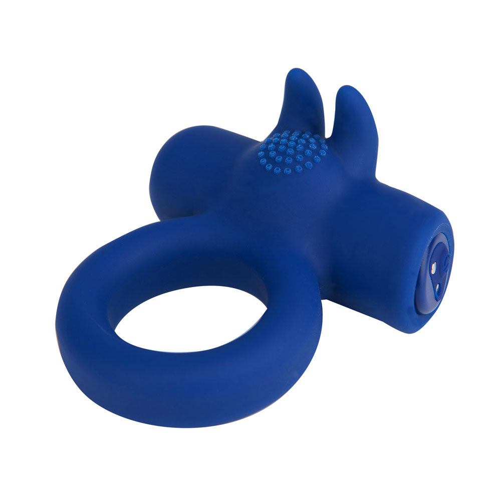 Maia Huxley Blue Blue Usb Rechargeable Strong Vibrating Cock Ring
