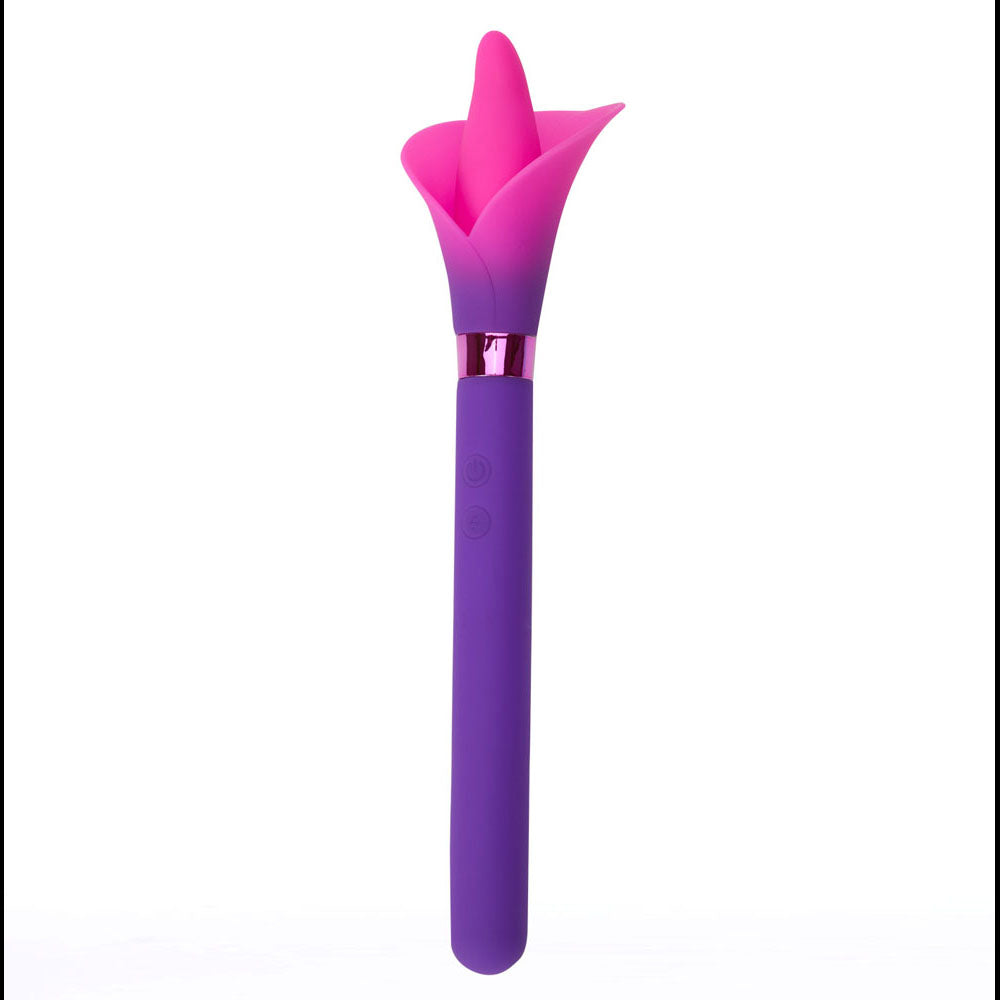 Maia Vala Purple Purple/Pink 22.2 Cm Usb Rechargeable Flower Vibrator