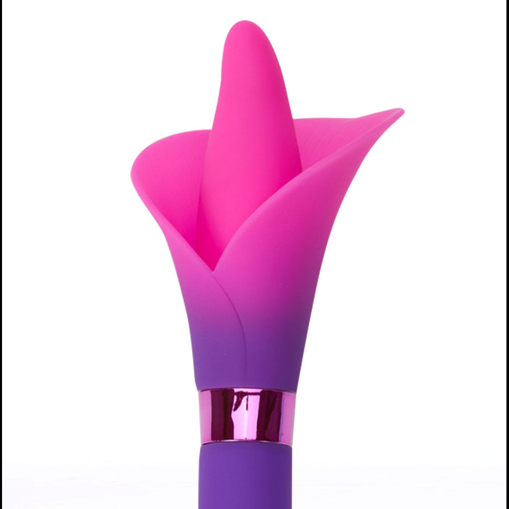 Maia Vala Purple Purple/Pink 22.2 Cm Usb Rechargeable Flower Vibrator