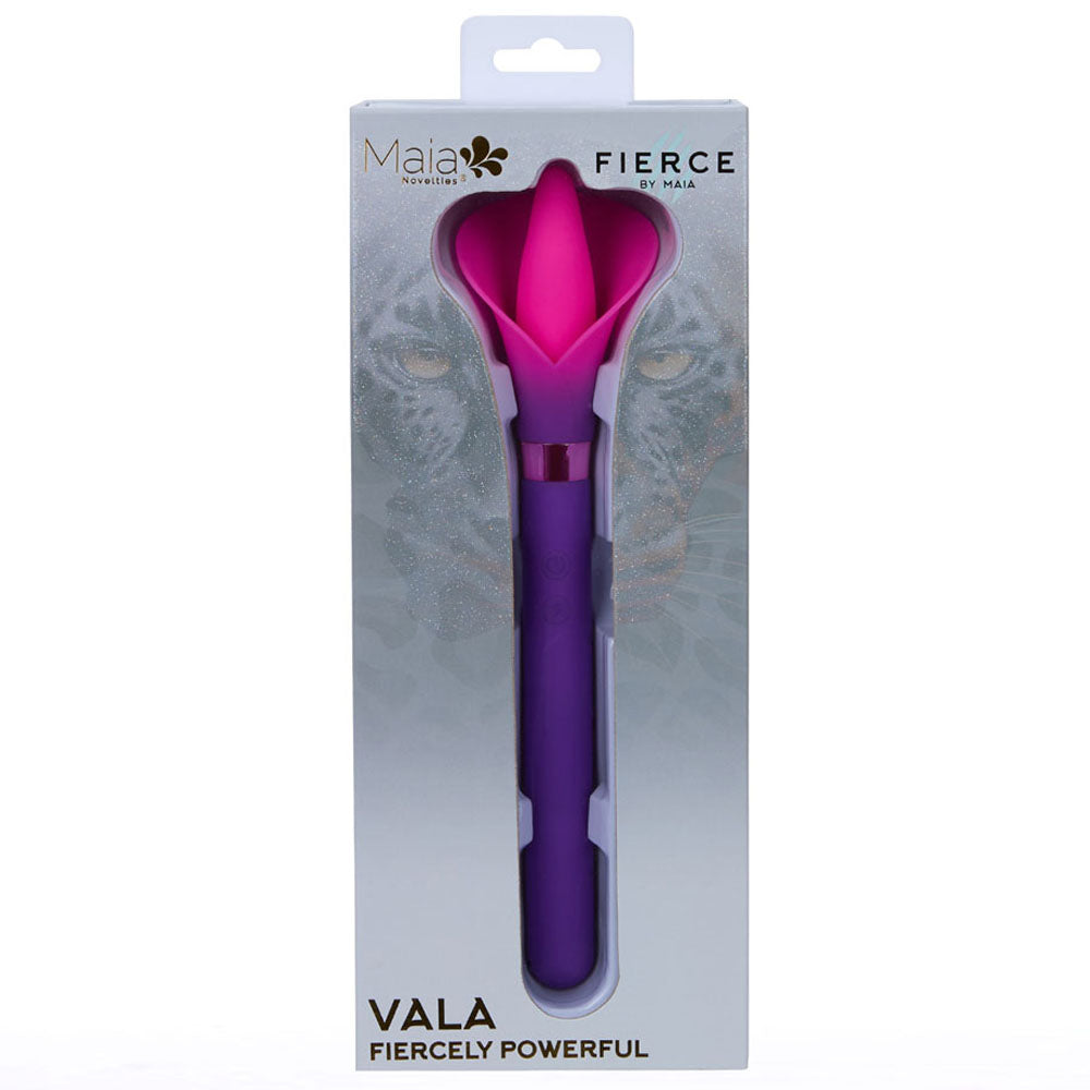 Maia Vala Purple Purple/Pink 22.2 Cm Usb Rechargeable Flower Vibrator
