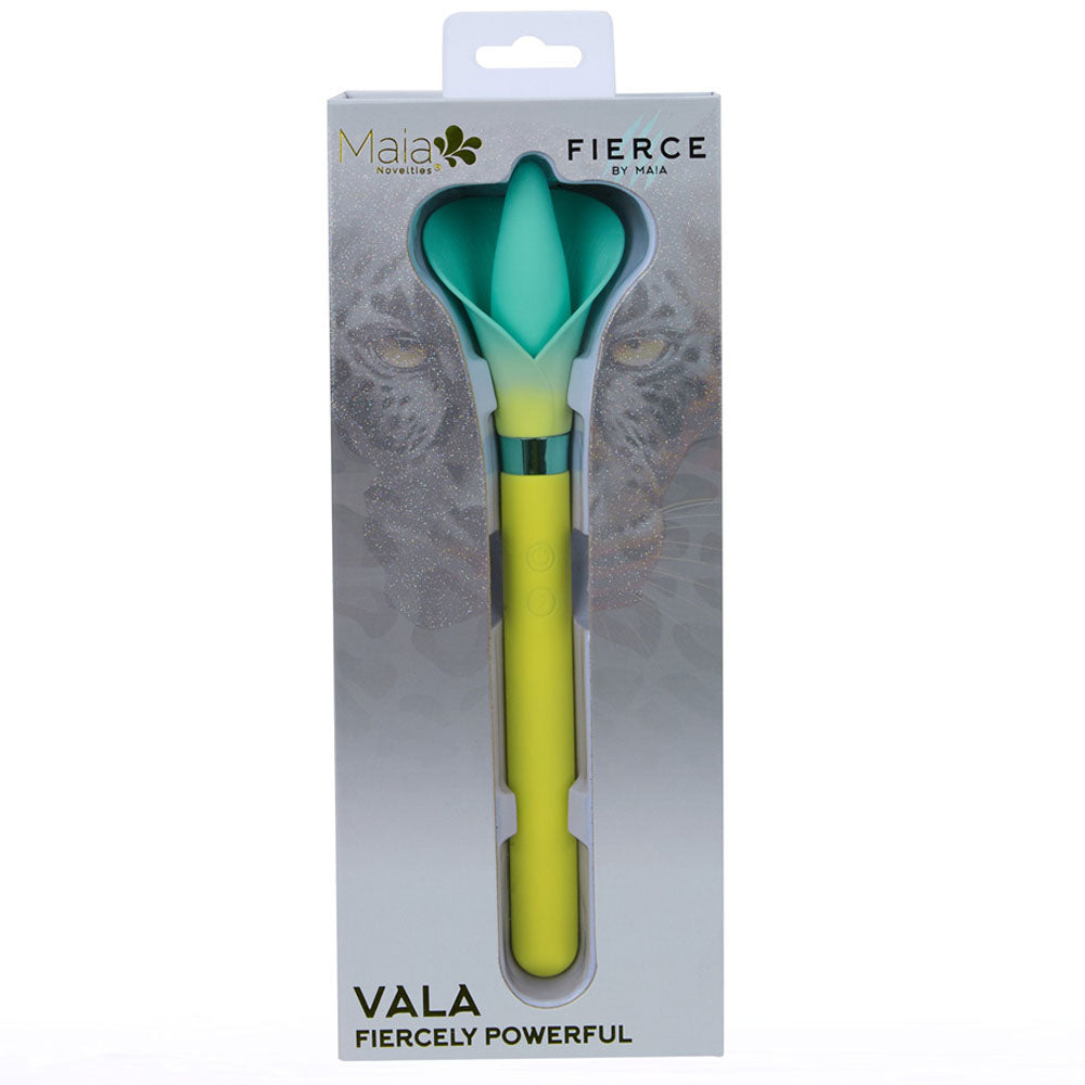 Maia Vala Yellow Yellow/Green 22.2 Cm Usb Rechargeable Flower Vibrator