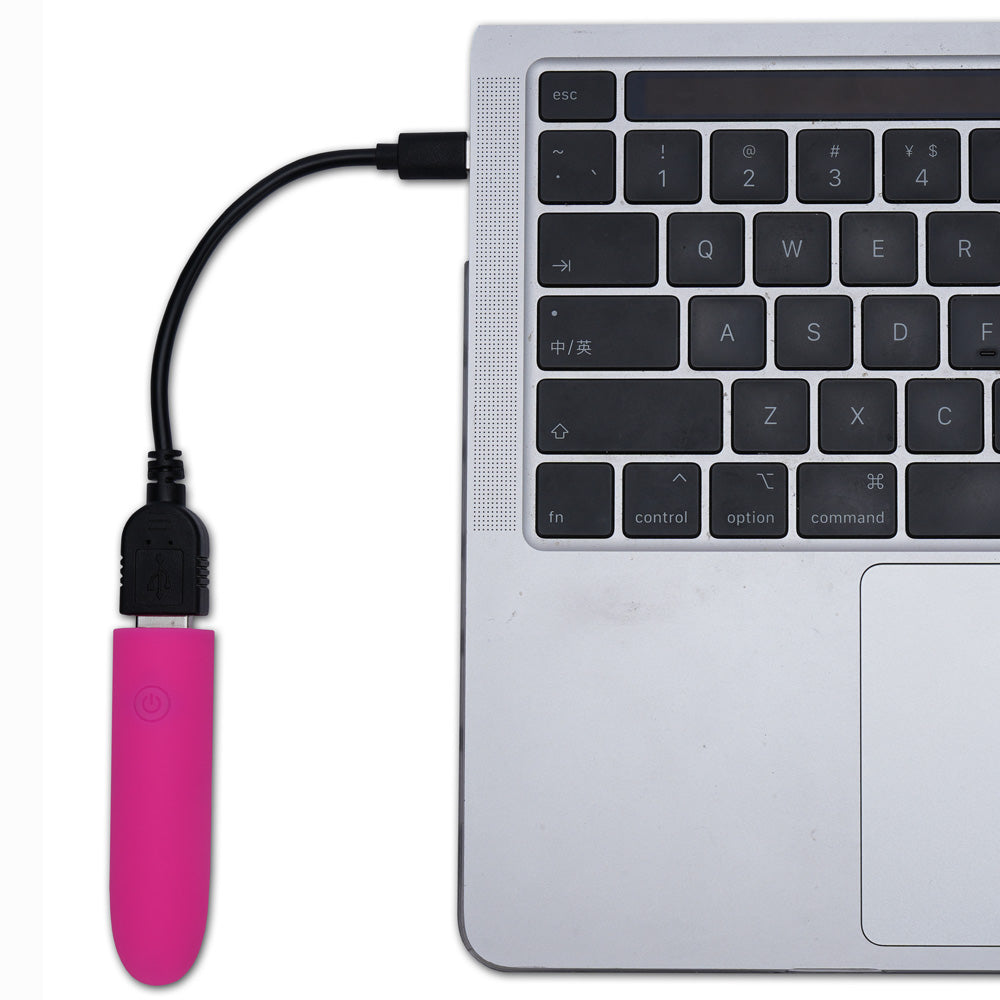 Maia Vibedrive Pink Pink 10 Cm Usb Rechargeable Bullet With 16 Gb Storage