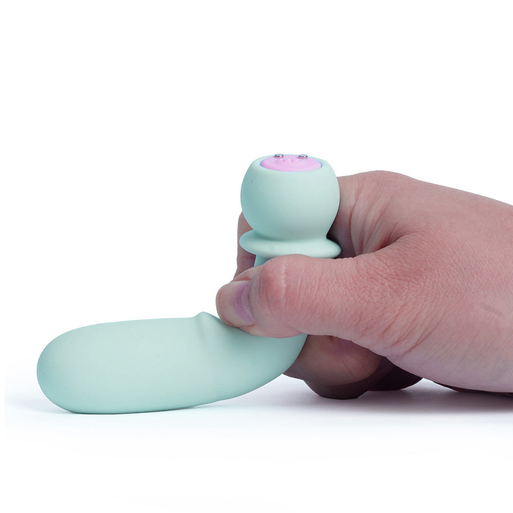 Maia Symba Teal Teal 10.8 Cm Usb Rechargeable Powerful Bullet