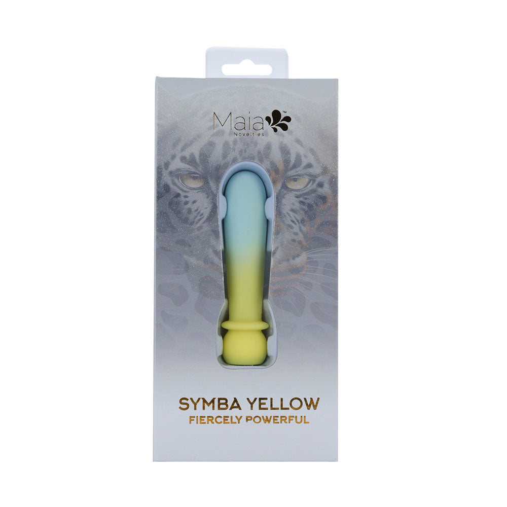 Maia Symba Yellow Yellow 10.8 Cm Usb Rechargeable Powerful Bullet