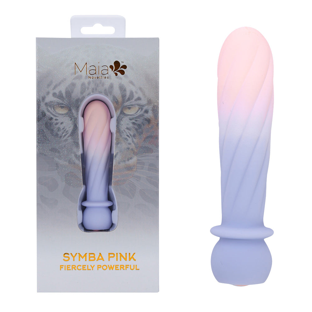 Maia Symba Pink Pink 10.8 Cm Usb Rechargeable Powerful Bullet