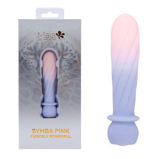 Maia Symba Pink Pink 10.8 Cm Usb Rechargeable Powerful Bullet
