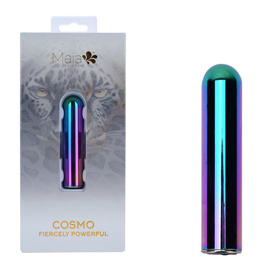 Maia Cosmo Metallic Coloured 8.9 Cm Usb Rechargeable Bullet