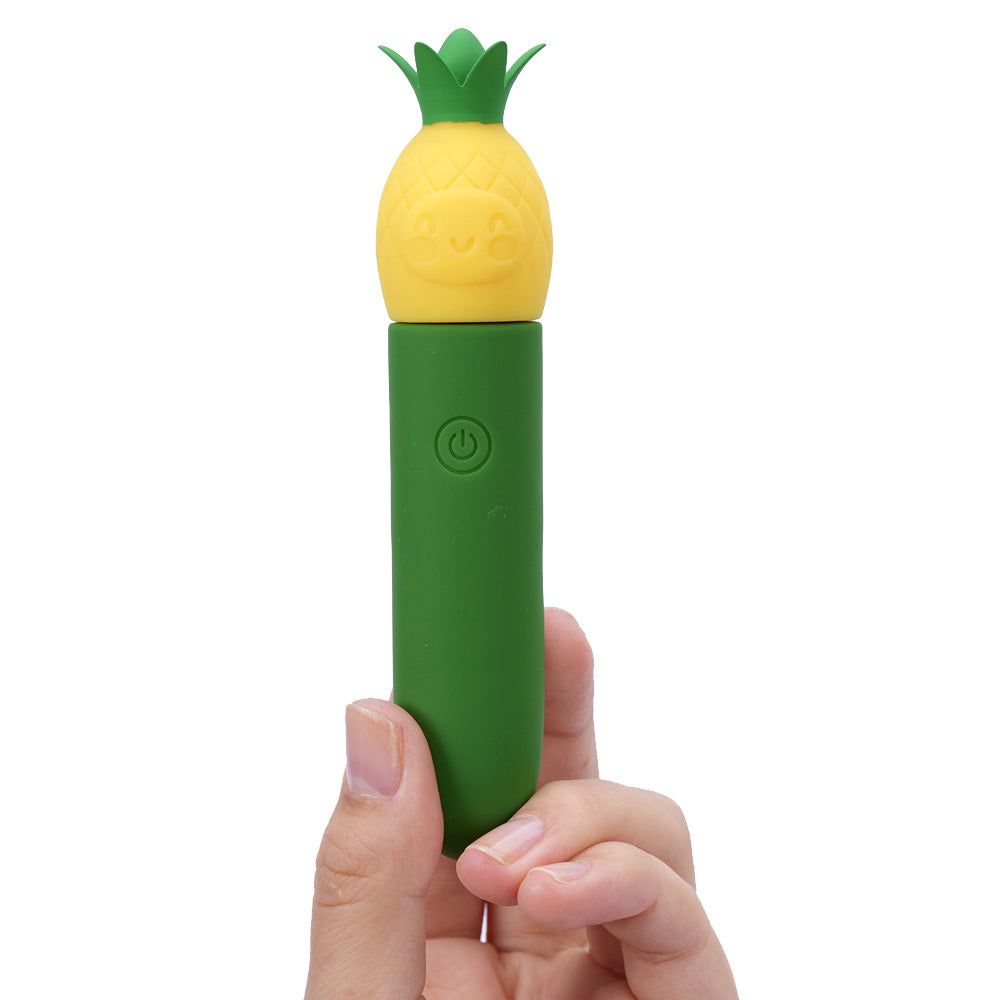 Maia Pina Green/Yellow 11.1 Cm Usb Rechargeable Bullet