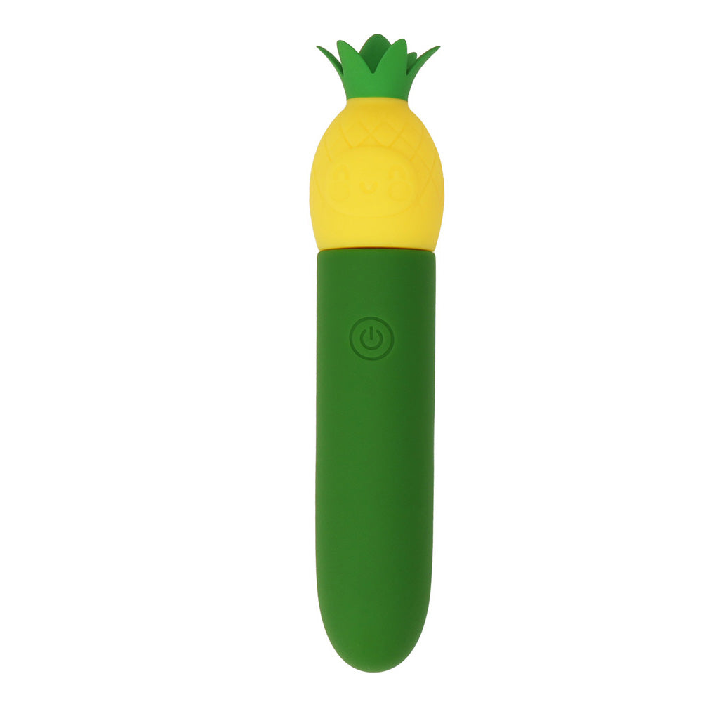 Maia Pina Green/Yellow 11.1 Cm Usb Rechargeable Bullet