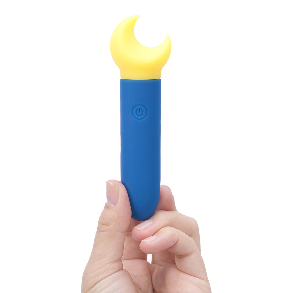 Maia Saylor Blue/Yellow 11.1 Cm Usb Rechargeable Bullet