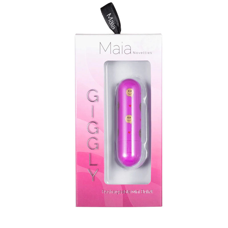 Maia Giggly Pink 7.6 Cm Usb Rechargeable Bullet