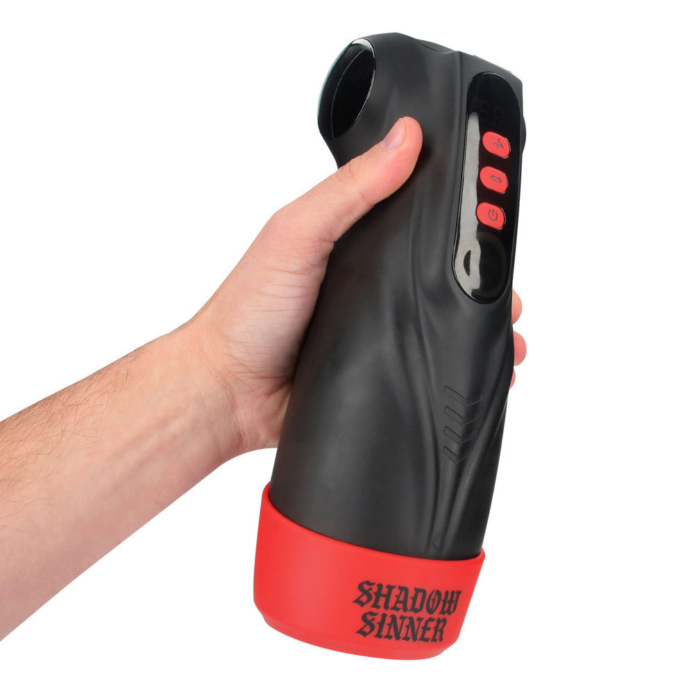 Masturs Raven Usb Rechargeable Vibrating And Sucking Auto Stroker With Augmented Reality