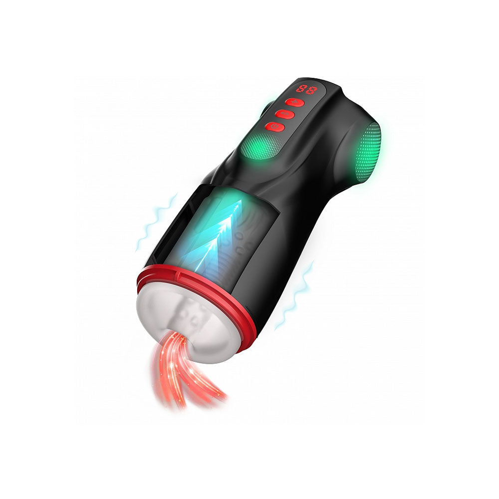 Masturs Raven Usb Rechargeable Vibrating And Sucking Auto Stroker With Augmented Reality