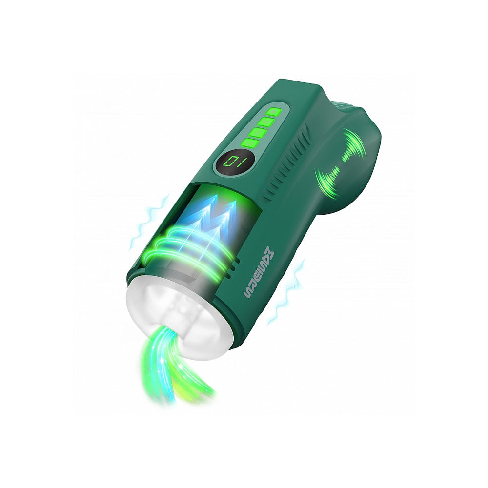 Masturs Ayla Usb Rechargeable Sucking, Vibrating & Talking Auto Stroker With Augmented Reality