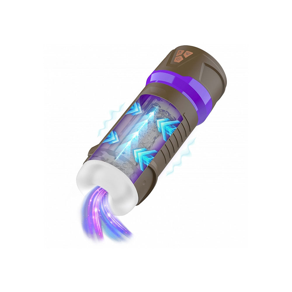 Masturs Misty Usb Rechargeable Sucking, Vibrating & Squeezing Auto Stroker With Augmented Reality