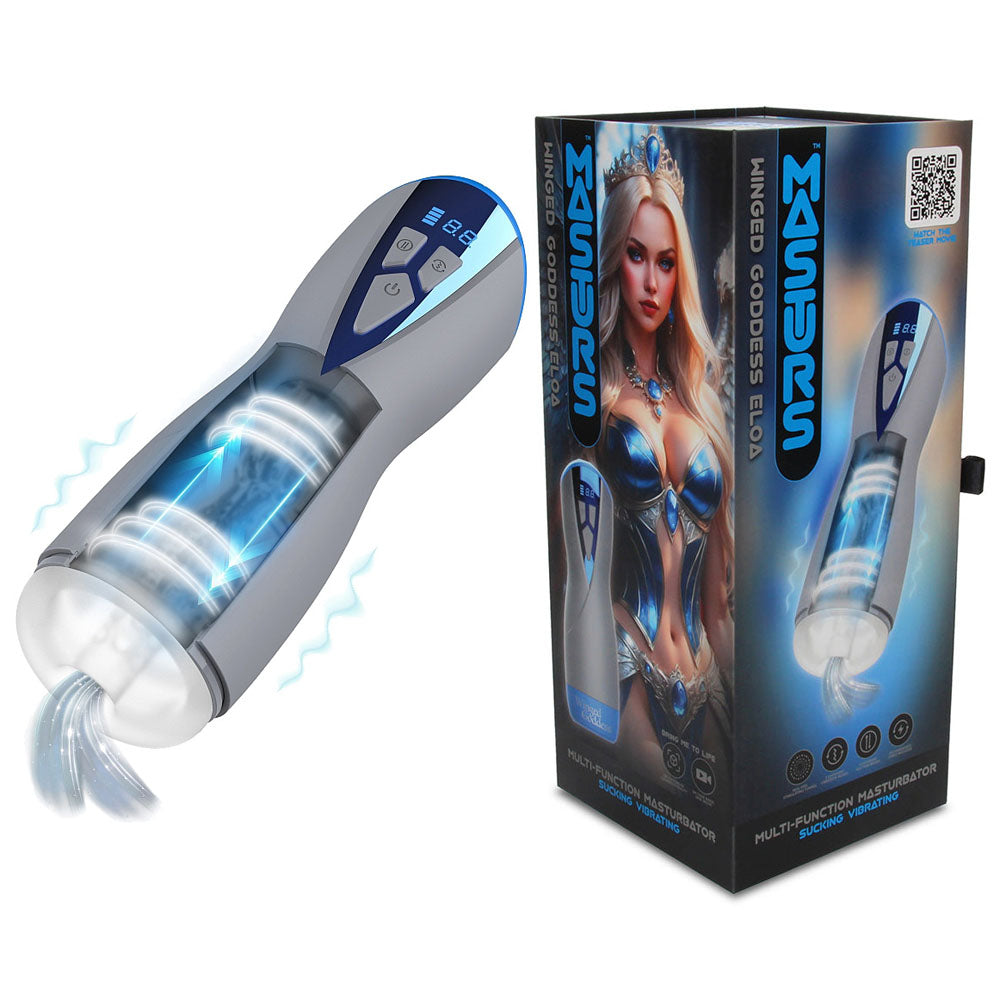 Masturs Eloa Usb Rechargeable Sucking & Vibrating Auto Stroker With Augmented Reality