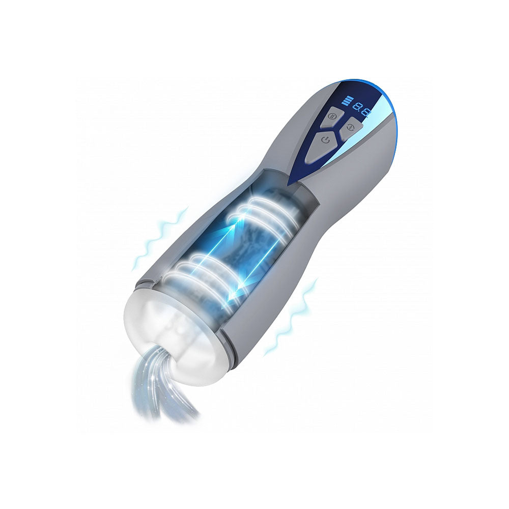 Masturs Eloa Usb Rechargeable Sucking & Vibrating Auto Stroker With Augmented Reality
