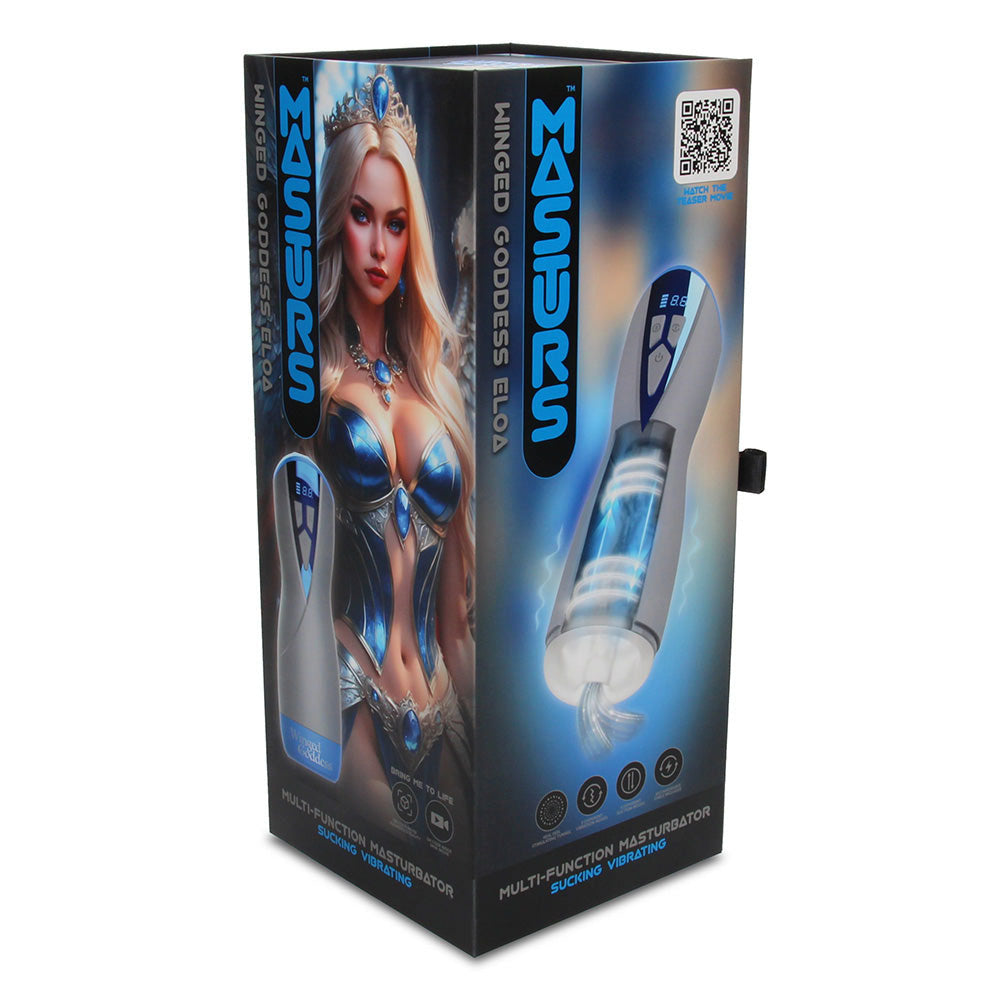 Masturs Eloa Usb Rechargeable Sucking & Vibrating Auto Stroker With Augmented Reality
