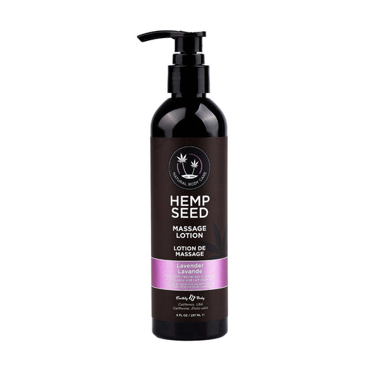 Hemp Seed Massage Lotion Lavender Scented 237 Ml Bottle