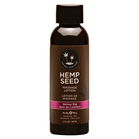 Hemp Seed Massage Lotion Skinny Dip (Vanilla & Faiy Floss) Scented 59 Ml Bottle