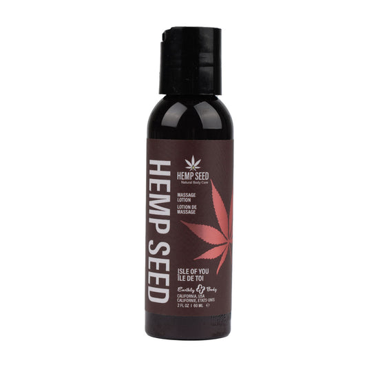 Hemp Seed Massage Lotion Isle Of You (Coconut Water, Citrus & Vanilla) Scented 59 Ml Bottle