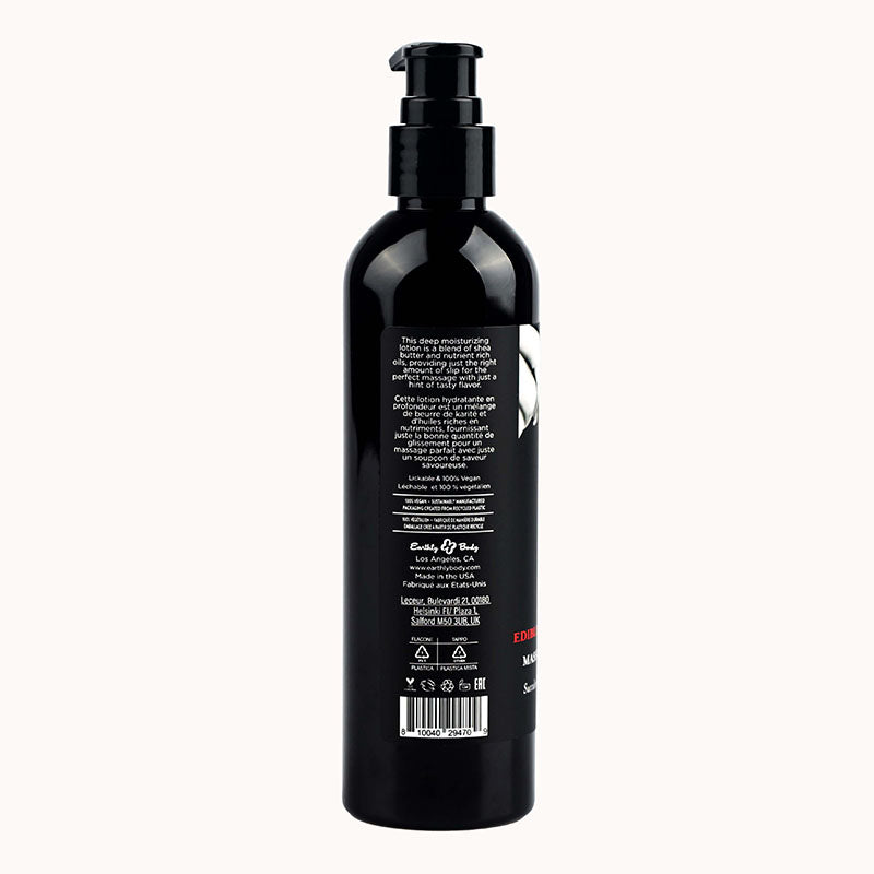 Edible Massage Lotion Strawberry Strawberry Flavoured Massage Lotion 237 Ml