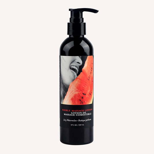 Edible Massage Lotion Watermelon Watermelon Flavoured Massage Lotion 237 Ml