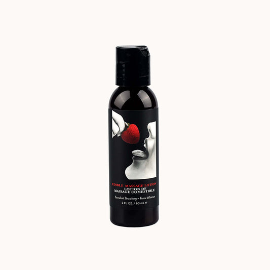 Eb Edible Massage Lotion Strawberry Strawberry Flavoured Massage Lotion 60 Ml