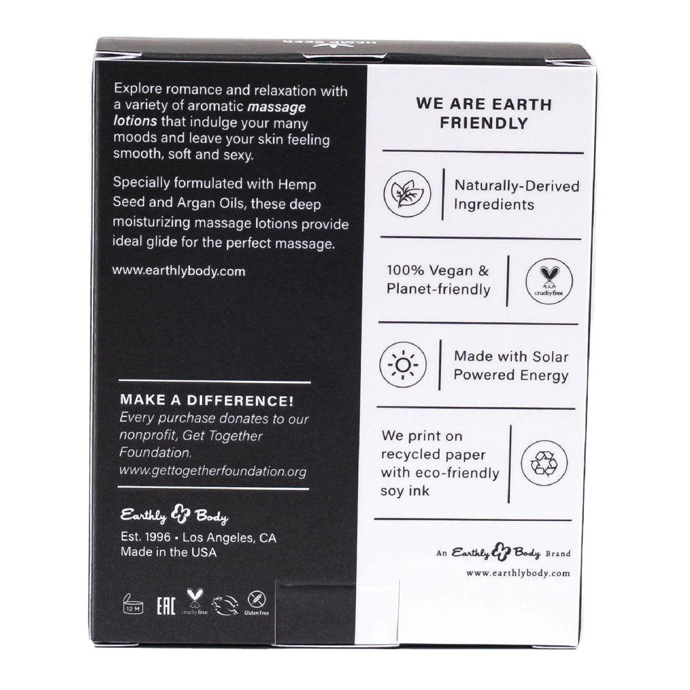 Hemp Seed Edible Massage A Trois Edible Massage Lotion Kit 3 Bottle Set