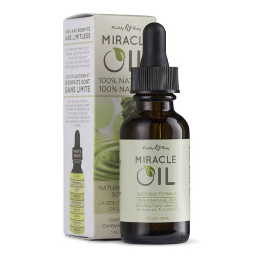 Miracle Oil Skin Soothing Oil With Hemp Seed 30 Ml Dropper Bottle