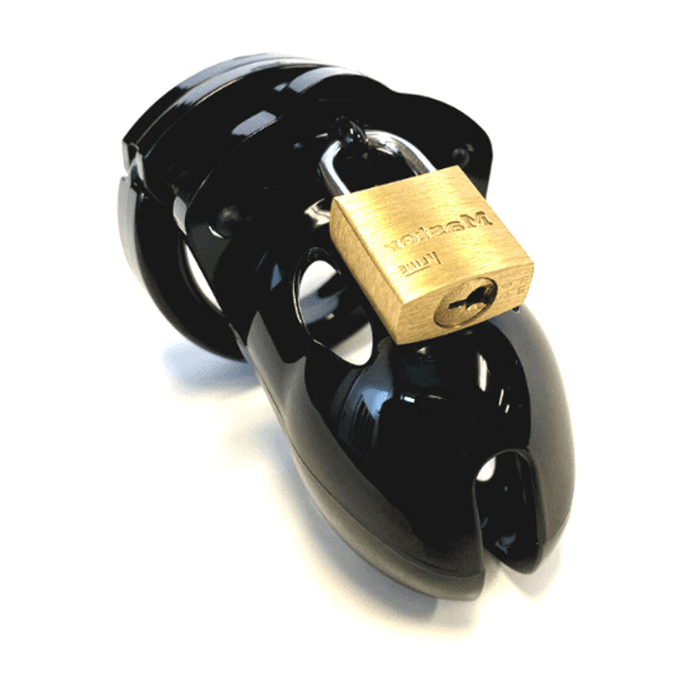 Mr. Stubb Chastity Cock Cage Kit Black Black 1.75 Inch Cock Cage Kit