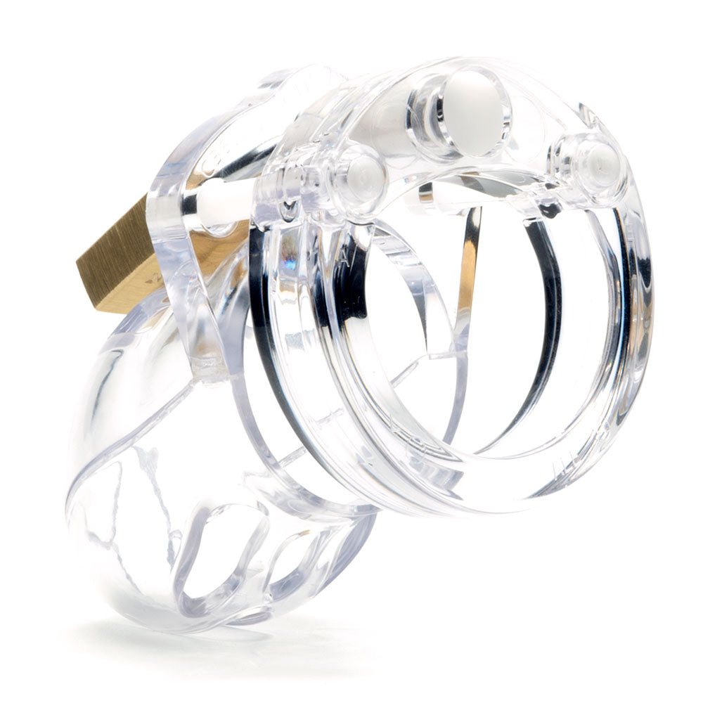Mr. Stubb Chastity Cock Cage Kit Clear Clear 1.75 Inch Cock Cage Kit