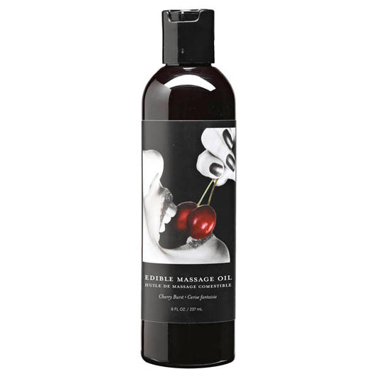 Edible Massage Oil Cherry Burst Flavoured 237 Ml Bottle