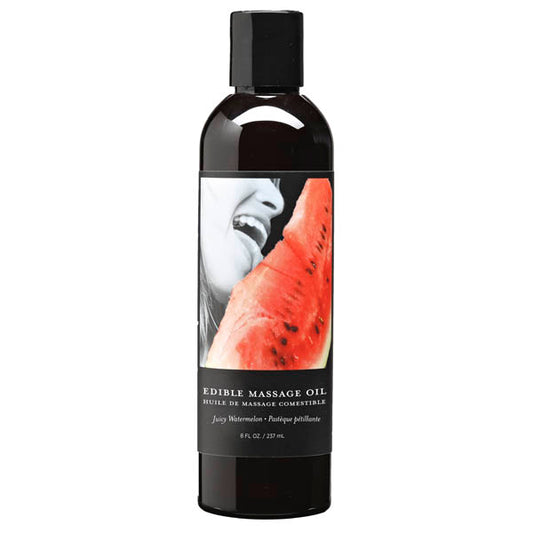 Edible Massage Oil Juicy Watermelon Flavoured 237 Ml Bottle