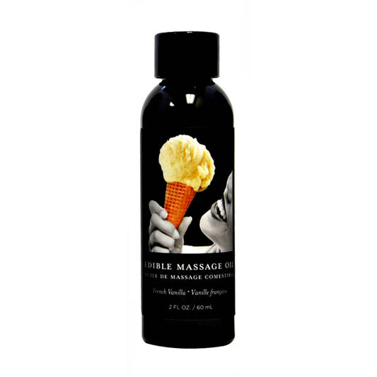 Edible Massage Oil French Vanilla Flavoured 59 Ml Bottle